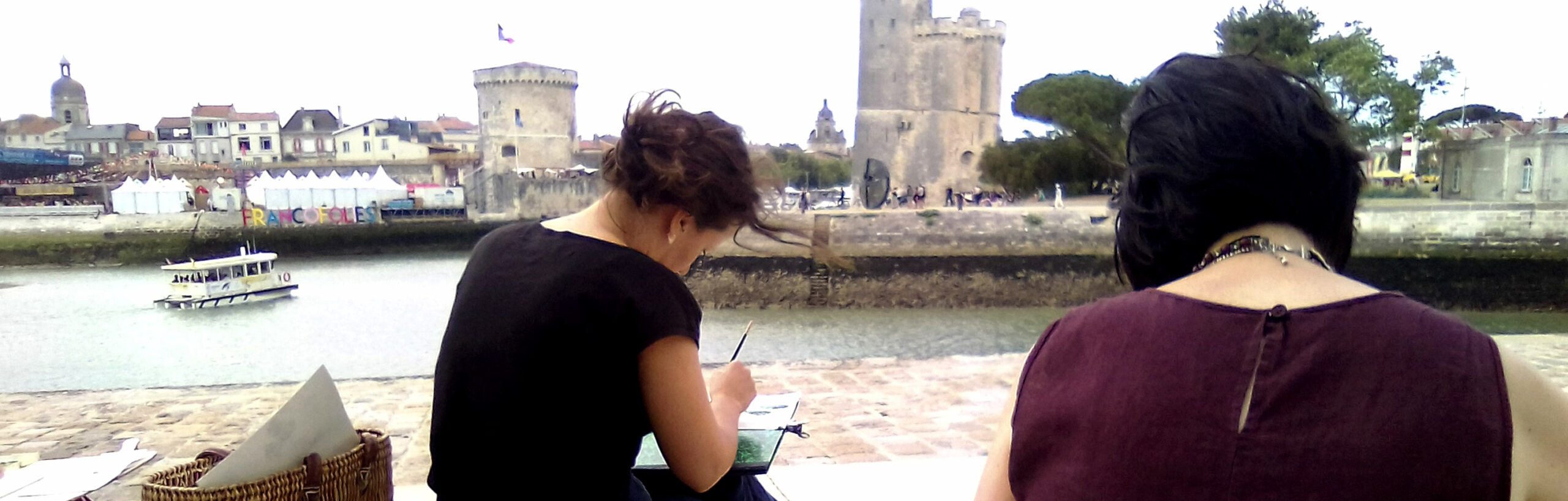 Atelier dessin et peinture à La Rochelle Art en Ciel Nathalie TRIGODET