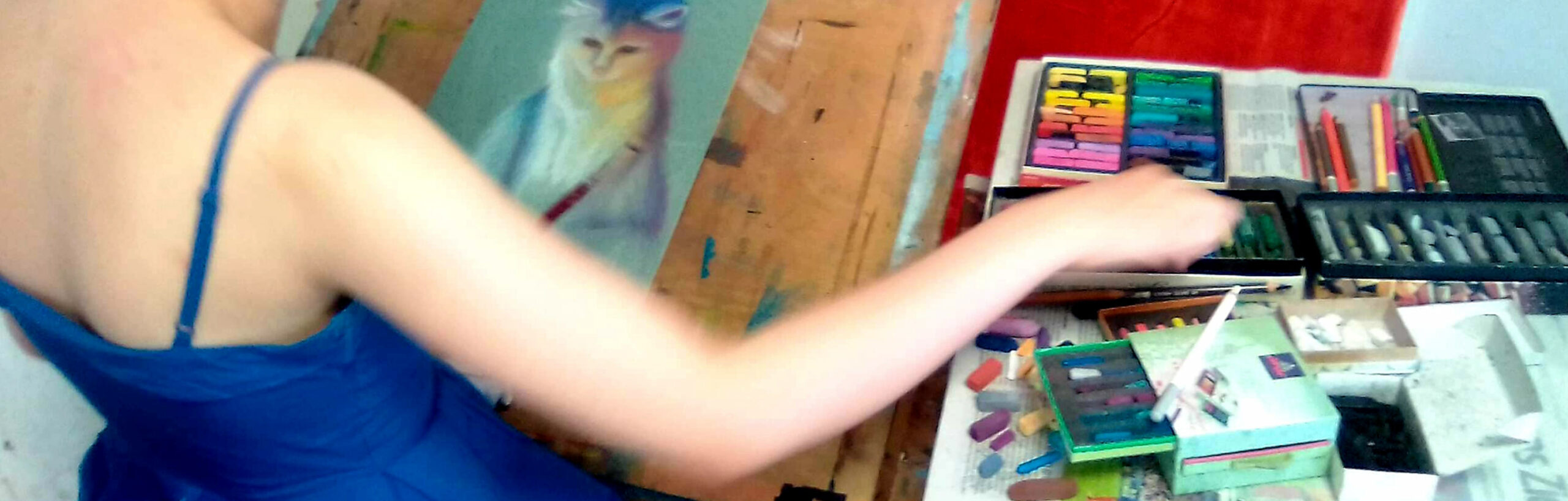 Atelier dessin et peinture à La Rochelle Art en Ciel Nathalie TRIGODET