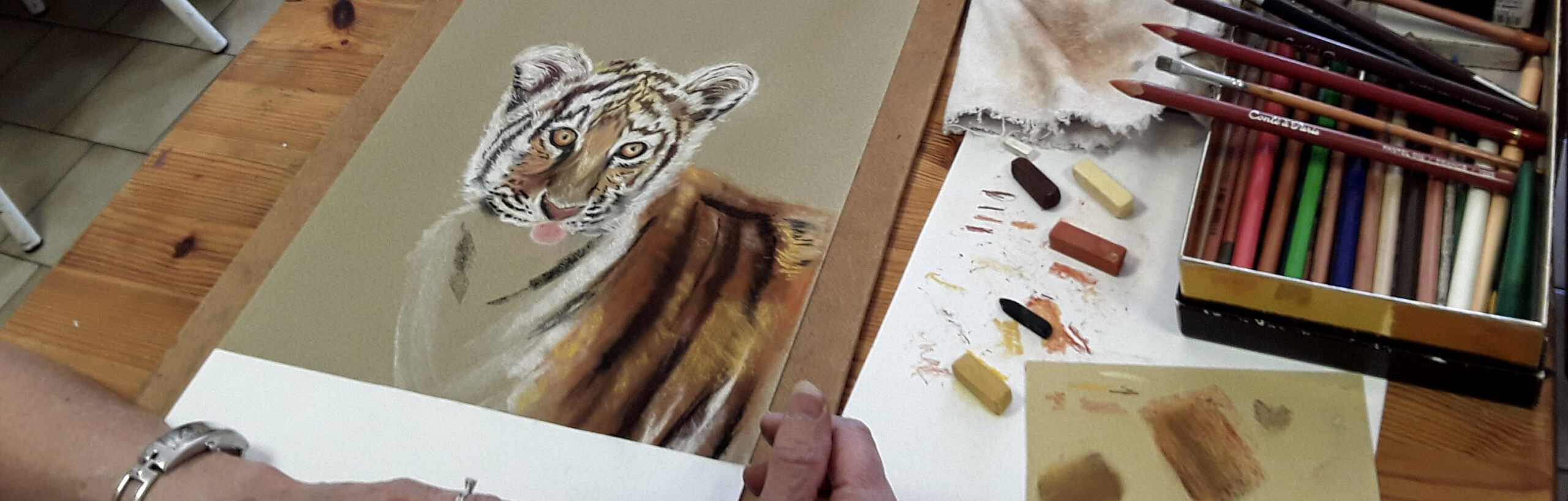 Atelier dessin et peinture à La Rochelle Art en Ciel Nathalie TRIGODET