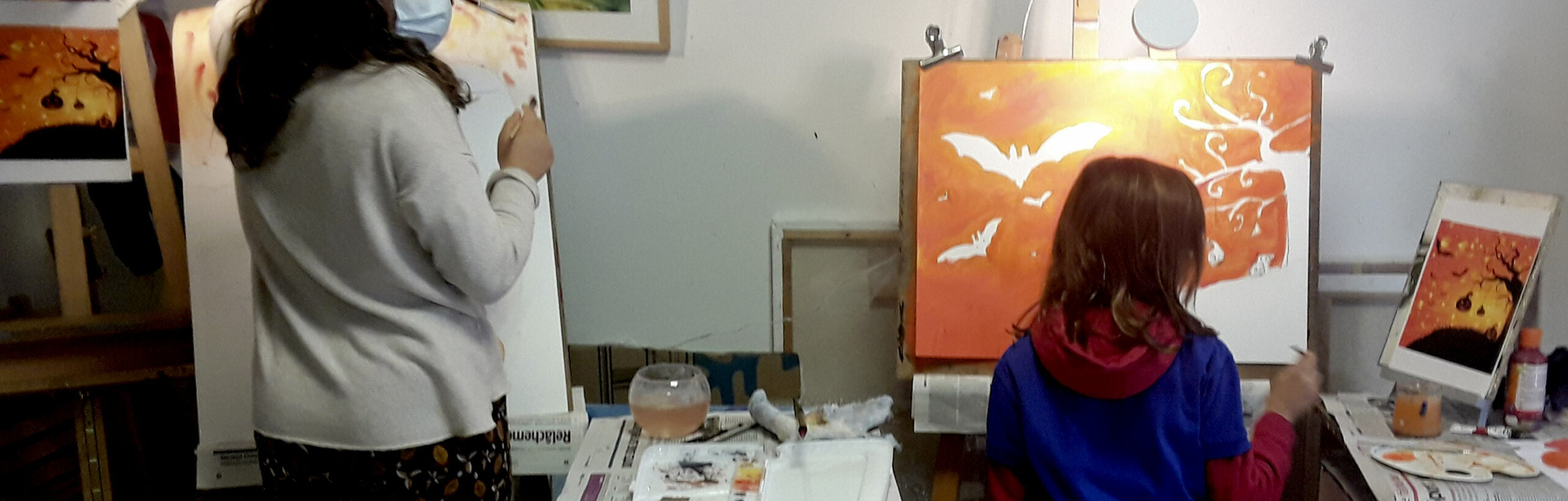 Atelier dessin et peinture à La Rochelle Art en Ciel Nathalie TRIGODET