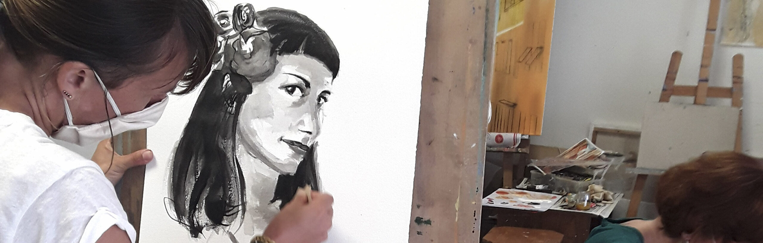 Atelier dessin et peinture à La Rochelle Art en Ciel Nathalie TRIGODET