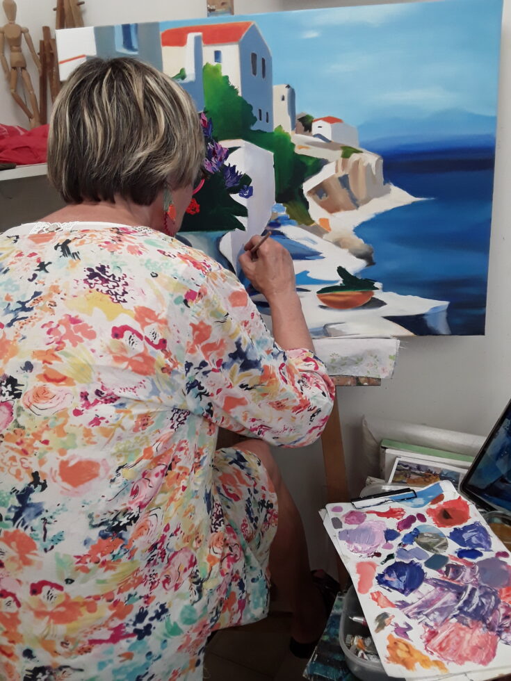 Atelier Art en Ciel - dessin et peinture à La Rochelle - travaux des élèves