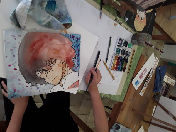 Stage enfant peinture et dessin La Rochelle - Atelier Art en Ciel