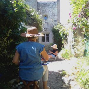 Cours dessin et peinture en extérieur à La Rochelle et Ile de Ré - Atelier Art en Ciel