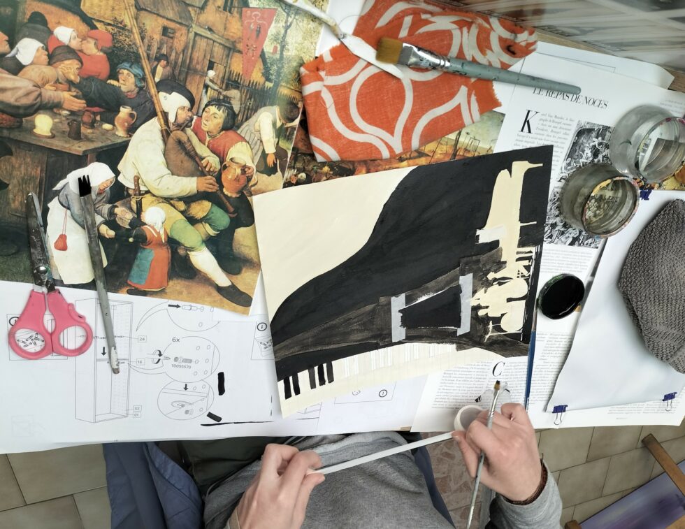 Atelier Art en Ciel - dessin et peinture à La Rochelle - travaux des élèves