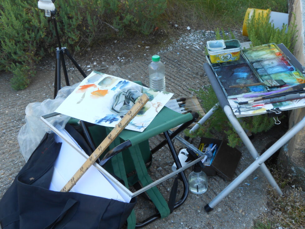 Cours dessin et peinture en extérieur à La Rochelle et Ile de Ré - Atelier Art en Ciel