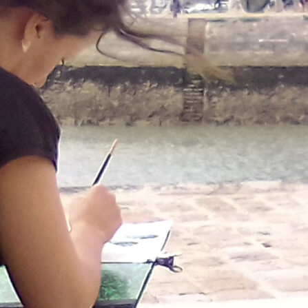 Cours dessin et peinture en extérieur à La Rochelle - Atelier Art en Ciel