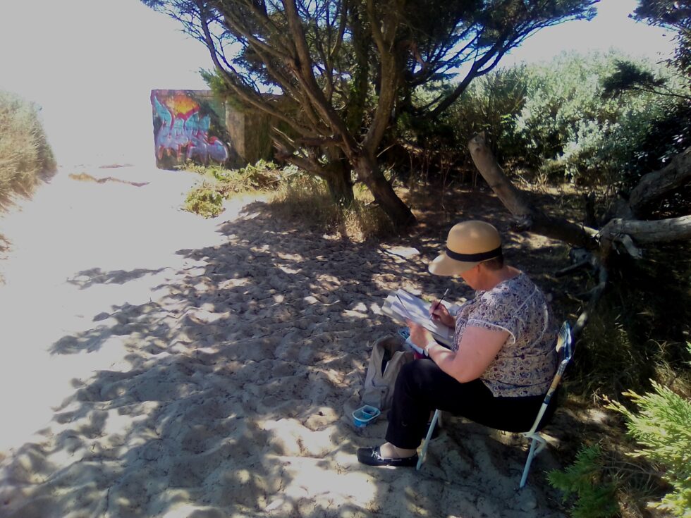 Cours dessin et peinture en extérieur à La Rochelle et Ile de Ré - Atelier Art en Ciel