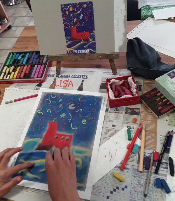 Stage enfant peinture et dessin La Rochelle - Atelier Art en Ciel