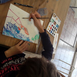 Stage enfant peinture et dessin La Rochelle - Atelier Art en Ciel