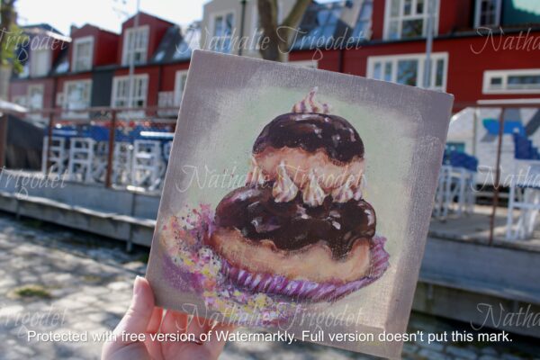 Patisserie- Nathalie Trigodet, artiste peintre à La Rochelle