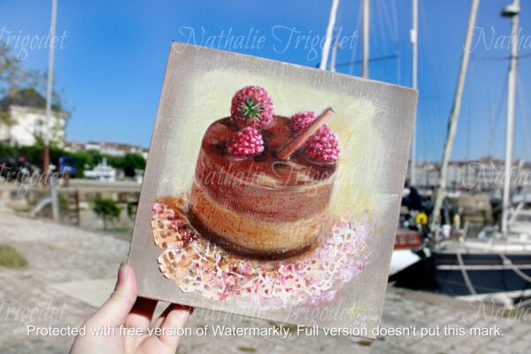 Patisserie - Nathalie Trigodet, artiste peintre à La Rochelle