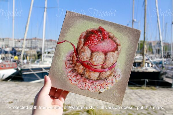 Patisserie - Nathalie Trigodet, artiste peintre à La Rochelle