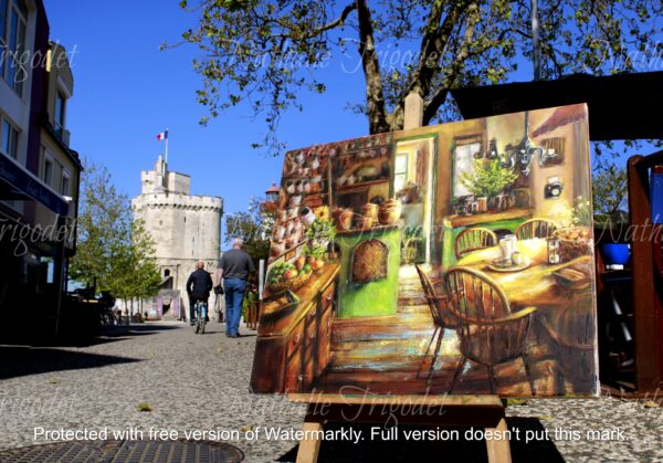 La Cuisine - Nathalie Trigodet, artiste peintre à La Rochelle