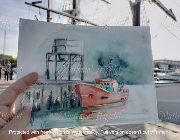 Aquarelle - Nathalie Trigodet, artiste peintre à La Rochelle