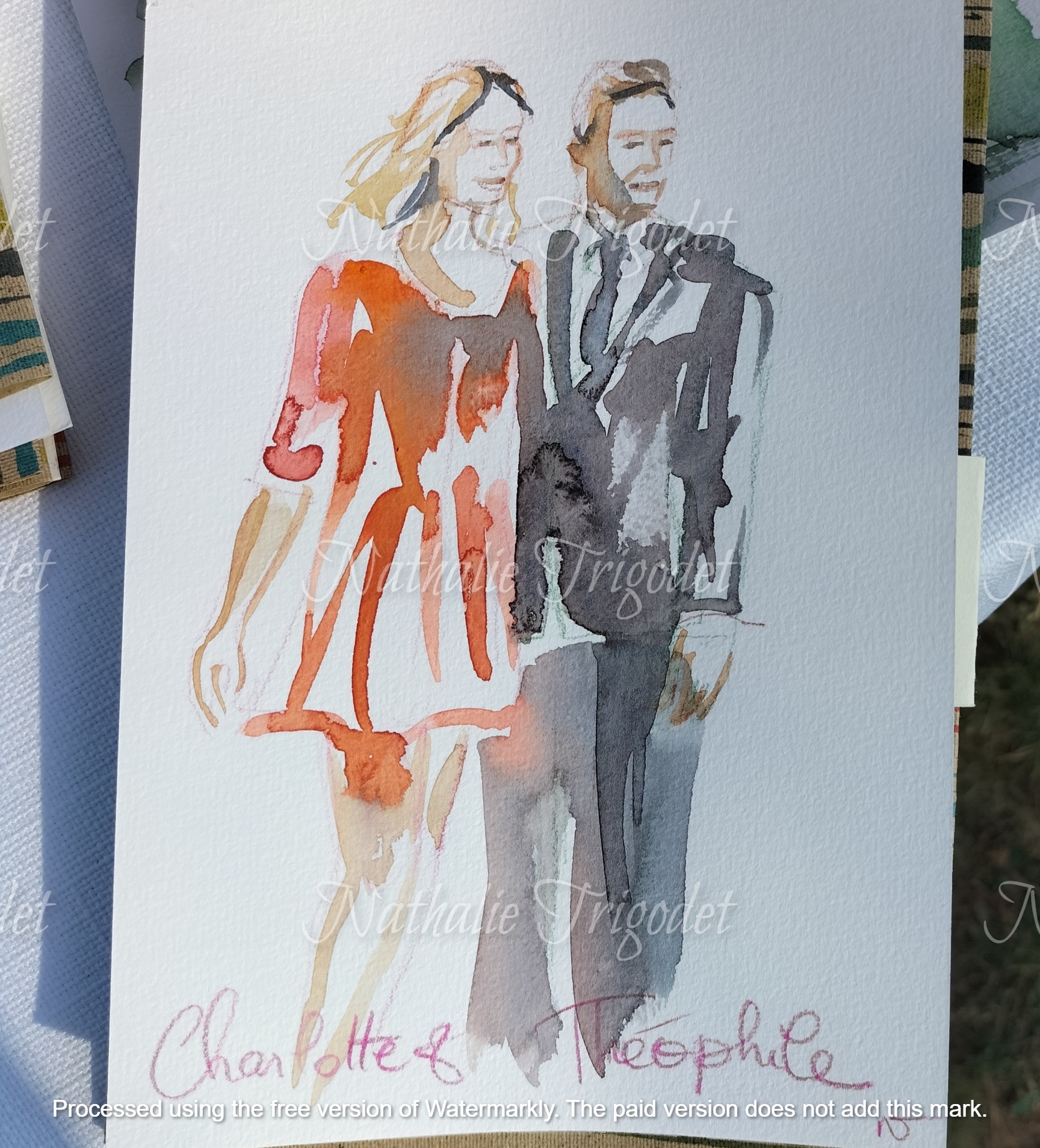 Nathalie-Trigodet-wedding-skething-mariage