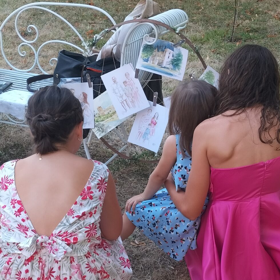 Nathalie-Trigodet-croquis de mariage
