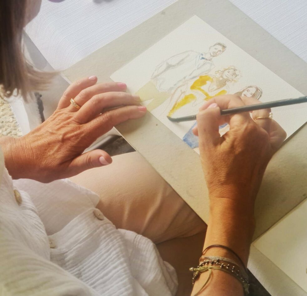 Nathalie-Trigodet-croquis de mariage